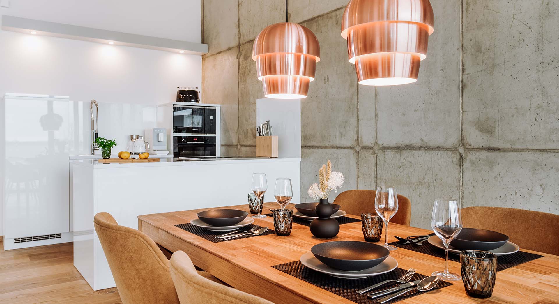 Essbereich der Ferienwohnung Fischer:in Rügen